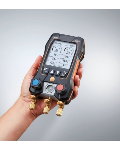 testo 550s Smart Kit con tubi di riempimento