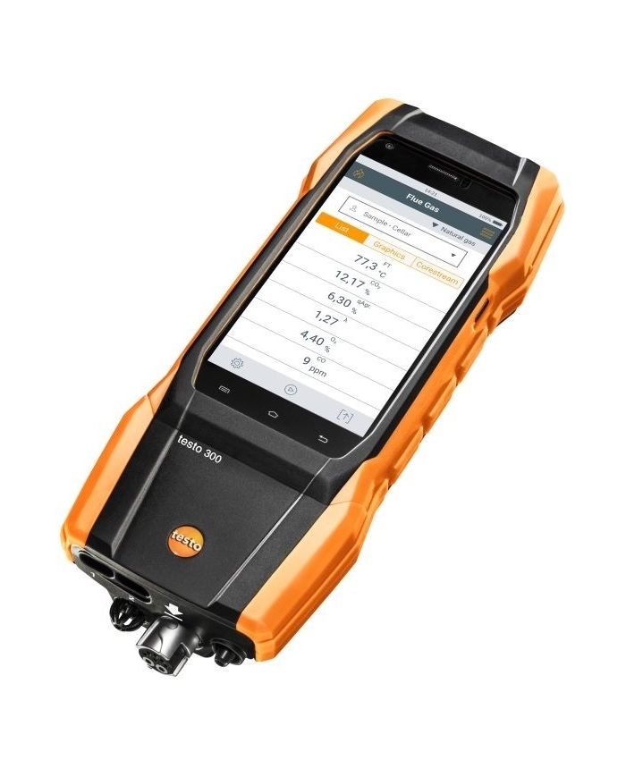 testo 300 Longlife kit 1 con sensore NO/NOx - analizzatore di combustione (O2, CO fino a 4.000 ppm, NO/NOx)